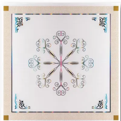 Elit Folyo Desenli PVC Asma Tavan Paneli 60x60